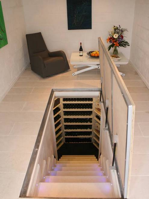 地下室電動(dòng)暗門隱形門