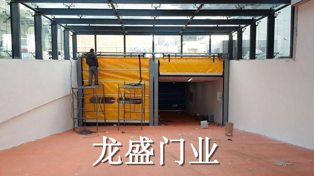 濟南感應快速堆積門